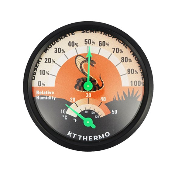 Reptile Pet Temperature & Moisture Monitors High Precisions Sensors Reptile Thermo Hygrometer for Accurate Environment