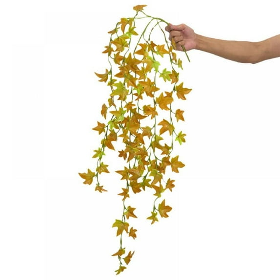 Reptile Plants Amphibian Hanging Plants for Lizards Geckos Bearded Dragons Snake Hermit Crab Tank Pets Habitat Decorations