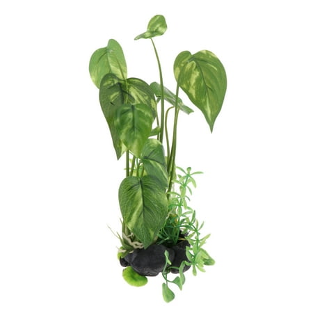 Reptile Plants Hanging Terrarium Plants Fake Reptiles Climbing Plant for Bearded / Geckos/ Pets Tank Habitat Decorations 22cm