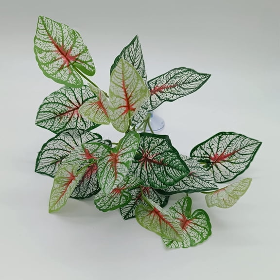 Reptile Plants for Tank Accessories, Terrarium Plant Artificial Decor for Snake Cage, Fake Plant for Habitat, Lizard Chameleon Ball Pythons (Group BN)