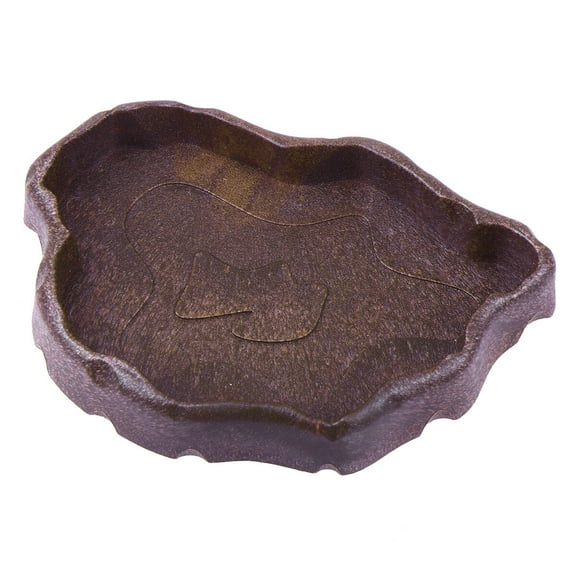 Brandonz Resin Reptile Feeding Bowl for Bearded Dragon, Turtles, Iguana
