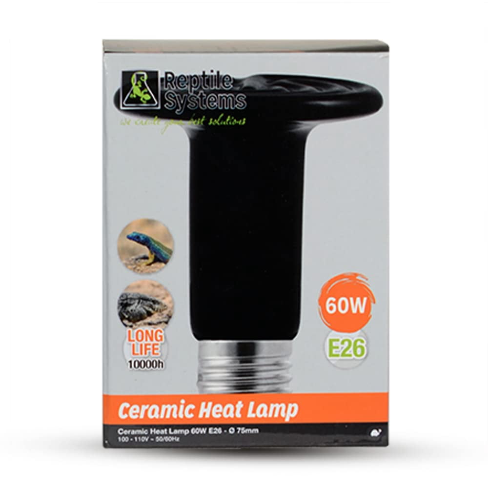 View of Reptile Systems Ceramic Heat Emitter (Che), 60W – Reptile, Amphibian ...