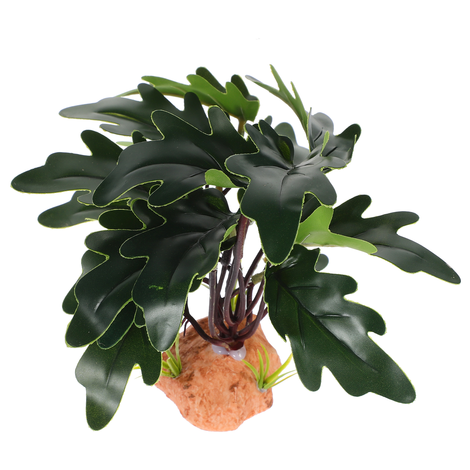 Reptile Tank Plant Reptile Fake Plant Ornament Lifelike Plant Ornament