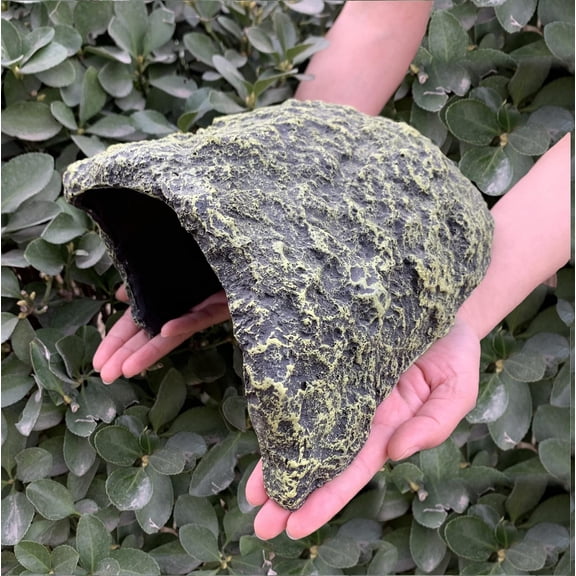 Reptile Terrarium Habitat Decor D Color Extra Large for Ball Pythons, Lizards, Leopard Geckos, Bearded Dragons, Turtles