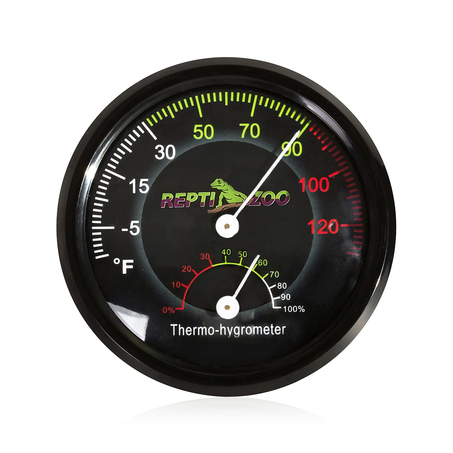 Reptile Terrarium Thermometer Hygrometer Dual Gauges Pet Rearing Box Reptile Thermometer and Humidity Gauge