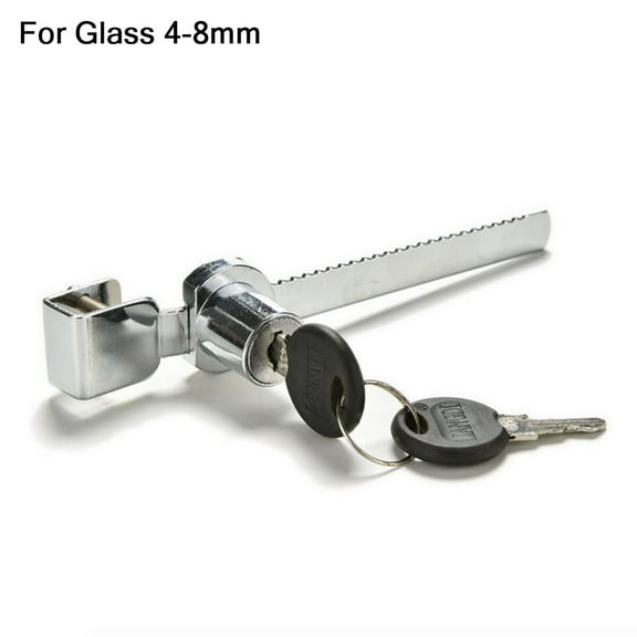 Reptile Vivarium Terrarium Showcase Display Cabinet Sliding Glass Door Lock+ Key 4-8Mm Smile Home