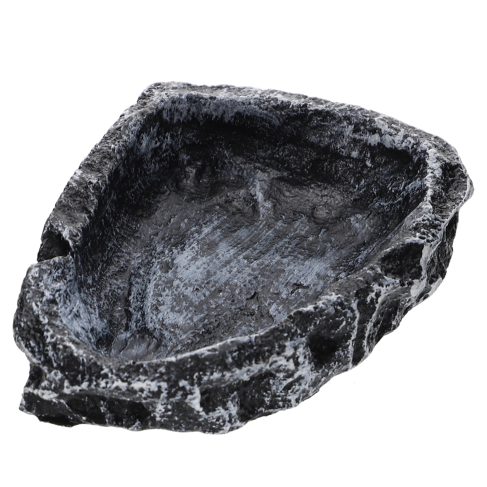 Reptile Water Basin Snake Feeding Dish Crested Gecko Food Leopard Glass