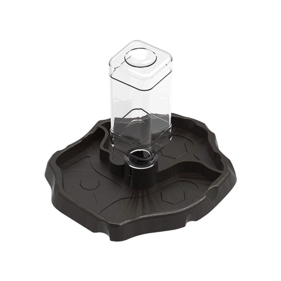 Reptile Water Bottle, Turtle Automatic Feeders Waterer Food and Water Bowl pet Dispenser Bottle Feeding Dish for Lizard Tortoise Chameleon