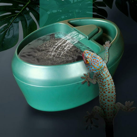 Reptile Water Dispenser - , Gecko, , Tortoise, Bearded Dragon Drinking Water Dripper Large Fountain Water Dish Accessories