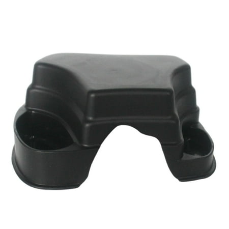 Reptile with Basin Cave Hiding Shelter Hide Decor Black