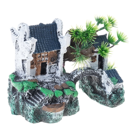 Reptiles Artificial Plant Resins Aquariums Decoration Fish Tanks Decoration Suitable for Aquariums Hide