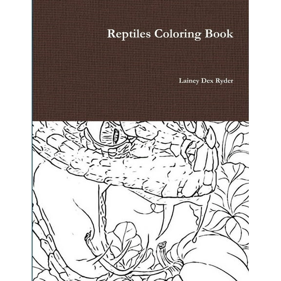 Reptiles Coloring Book, (Paperback)