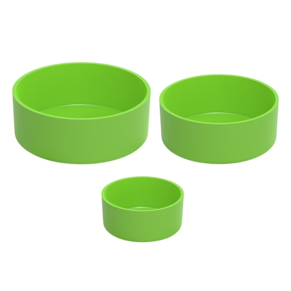 Reptiles Food Water Bowls Set of 3 For Lizards Turtles Snakes Easy Clean Plastic Feeding Dishes for Small Pet Terrarium