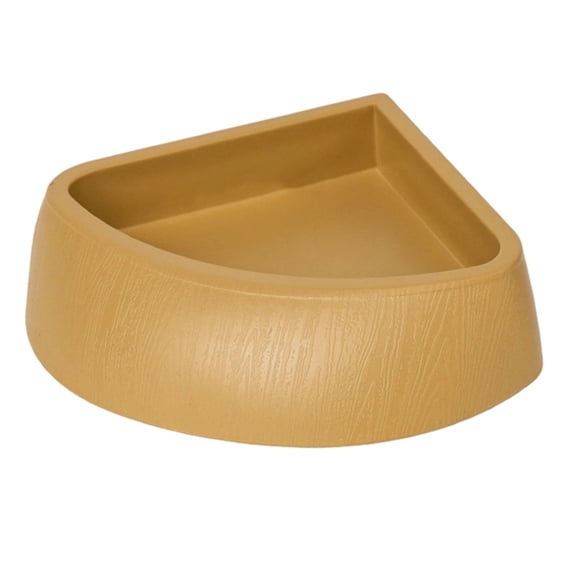 Reptiles Habitat Bowl with Triangular Shape Perfect for Reptiles Food Tray for Amphibians