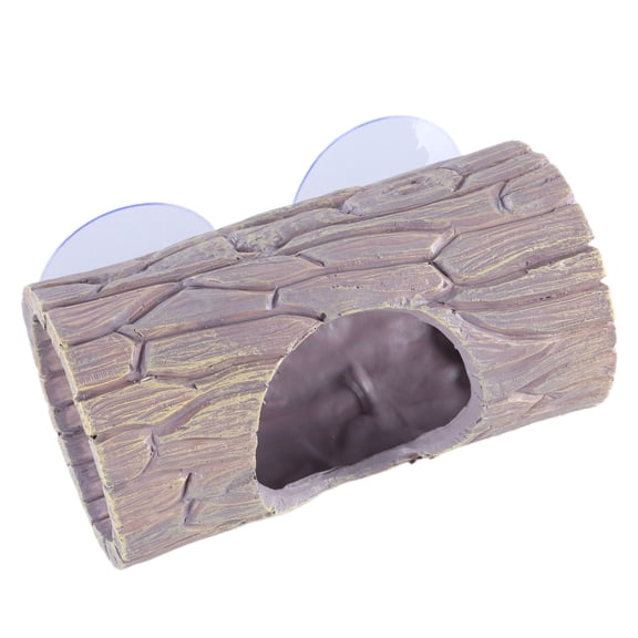 Reptiles Hideaway Cave Hollow Log Shaped for Lizards Hideouts Hiding Hollow Log Trunk Hideouts