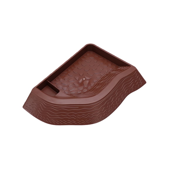 Reptiles Water Dish And Feeding Bowl Split Design Safe Basking Bowl For Turtles Lizards Multipurpose Habitats