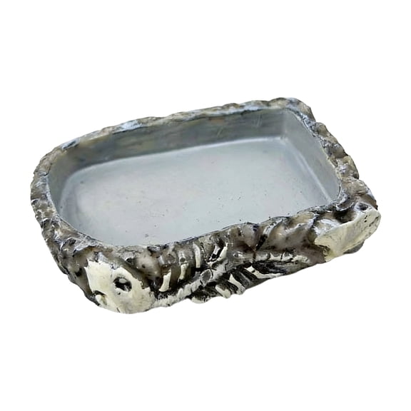 Reptiles Water Feeder Feeding Bowl For Turtles Lizards And Small Pet With NonSlip Base Easy To Clean Container