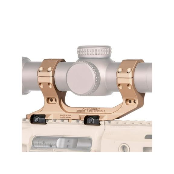 Reptilia AUS Optic Mount, 1.93inch Height, FDE, 34mm