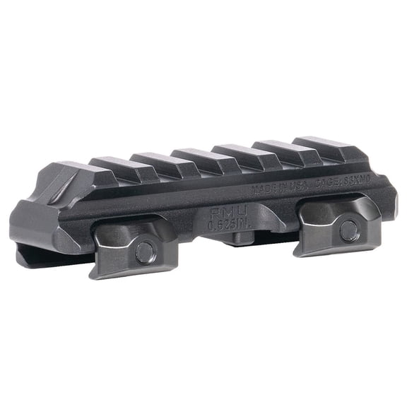 Reptilia RMU .625" 6 Slot Pick Rail Mount, 7075-T6 Aluminum, Mil-Spec Type III Anodized, Low-Profile Design (100-271)