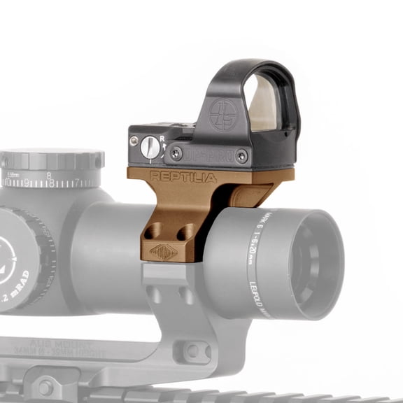 Reptilia ROF-90 35mm Leupold DPP FDE Mount for Geissele Super Precision/AUS Mount, optic Mount for Optics (100-277)