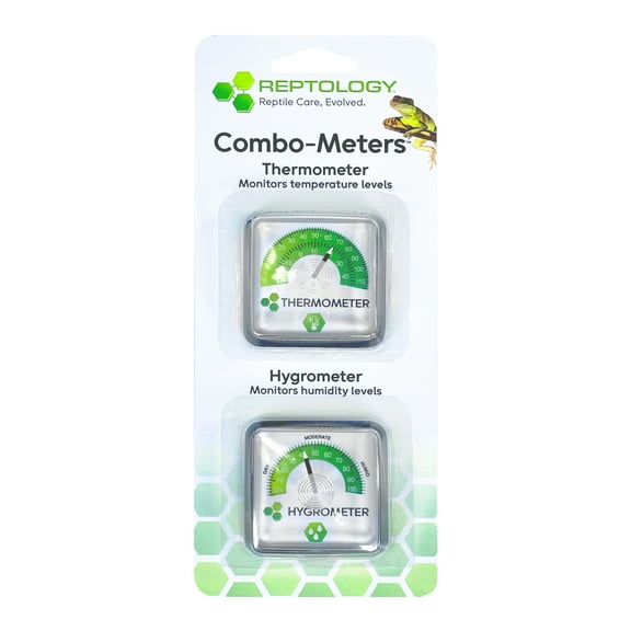 Reptology Reptile Thermometer and Hygrometer to Monitor Reptile Terrarium Temperature and Humidity