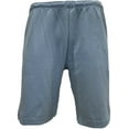 thumbnail image 1 of Republic Blue Men's Casual Cotton Elastic Active Jogger Gym Shorts with Pockets Slate Blue, Medium, m, 1 of 1