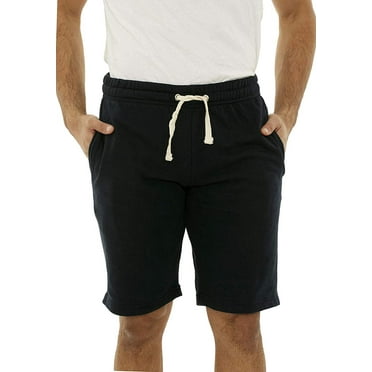 Republic Blue Men's Casual Cotton Elastic Active Jogger Gym Shorts with Pockets