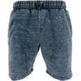 thumbnail image 1 of Republic Blue Mens Cotton Blend Casual Fleece Shorts Lounge with Pockets Jogger Athletic Workout Gym Sweat Shorts 2X-Large, Navy, 1 of 3