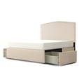 thumbnail image 1 of Republic Design House Newbury Upholstered "Mammoth" Platform Bed with 2 Drawers, 1 of 10