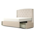 thumbnail image 1 of Republic Design House Oxford Upholstered "Mammoth" Platform Bed with 2 Drawers, 1 of 2