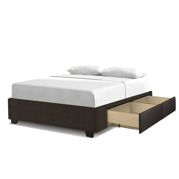 Republic Design House Steel-Core 2 Drawer Platform Storage Bed