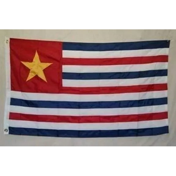 Republic Of Louisiana Flag 3X5 Secession 1861 1865 State Stripes Star La Nylon