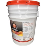 Republic Oil Elite 5% Moly #1 EP1 Grease 35 LB | Bucket | Pail | Calcium Sulfonate | 5% Moly Grease | High Temp | Heavy Duty | Compare to Cat Extreme Application #1 Compare to Centaur Moly 1