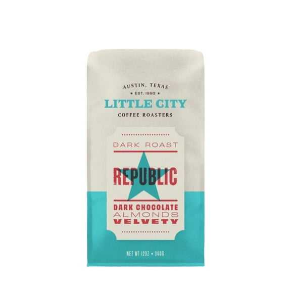 Republic - Roasted by Little City Coffee Roasters - Freshly Ground Coffee - 12 Ounce Bag