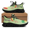 thumbnail image 1 of Republic of Congo Flag Printing Mesh Chunky Sneakers Lace-up Ladies Casual Sneakers Vulcanized Shoes Walking Female, 1 of 8