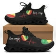 thumbnail image 1 of Republic of Congo Flag Printing Mesh Chunky Sneakers Lace-up Ladies Casual Sneakers Vulcanized Shoes Walking Female, 1 of 8