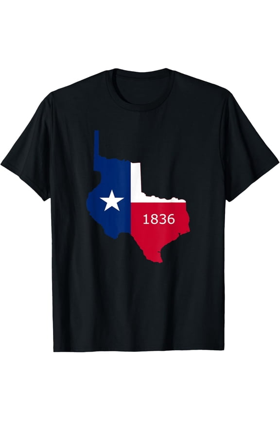 Republic of Texas 1836 Lone Star State T-Shirt T-ShirtPure cotton short-sleeved shirts for both men and women
