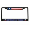 thumbnail image 1 of Republic of Texas Style Heavy Duty Metal License Plate Frame Personalised/Car Accessories Car Tag Holder Cover (Black/Carbon/Blue), 1 of 6