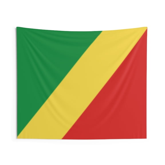 Republic of the Congo Country Flag Wall Hanging Tapestry
