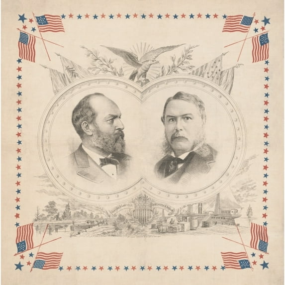 Republican Candidates For President In 1880 History (18 x 24)