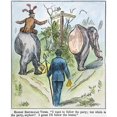 thumbnail image 1 of Republican Cartoon 1884. Namerican Cartoon Comment 1884 On The Dissastisfaction That Year Of The 'Honest Republican, 1 of 1