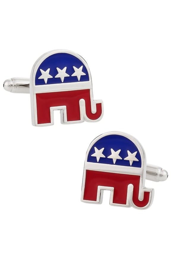 Republican Elephant Cufflinks by Cuff-Daddy