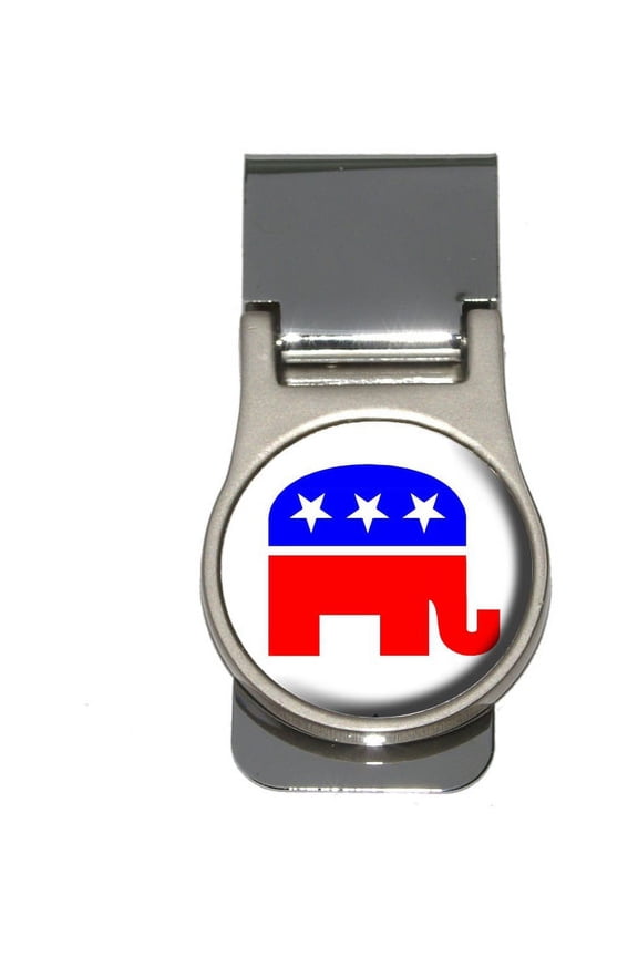 Republican Elephant Money Clip