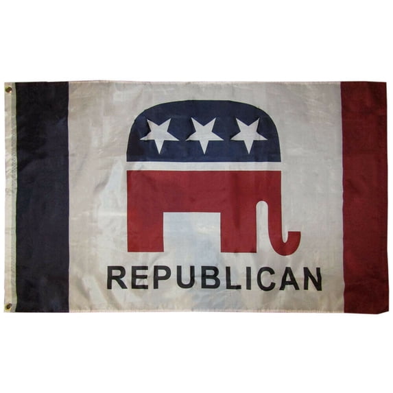 Republican Elephant Polyester 3x5 Foot Flag Political Party Politics Banner Ft
