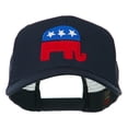 thumbnail image 1 of Republican Elephant USA Embroidered Mesh Back Cap - Navy OSFM, 1 of 5