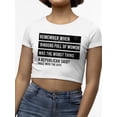 thumbnail image 1 of Republican Graphic Statement Tee Crop Tee Women's, 1 of 4