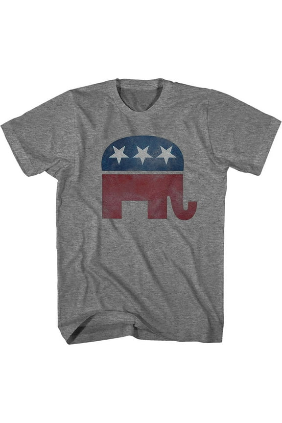Republican Party Elephant Logo Vintage T-Shirt