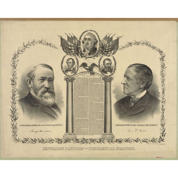 Republican Platform Photographic Print Poster Presidential Nominees