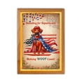 thumbnail image 1 of Republican Rhodesian Ridgeback Making Woof Count Election 2024 Acrylic Plaque with Wood Photo Frame Box Ridgebacks Dog Lover Gifts Light Box - 01002, 1 of 5