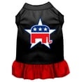 thumbnail image 1 of Dog Dress, Pet Dog  Cat Dress Screen Printed, "Republican", 1 of 11
